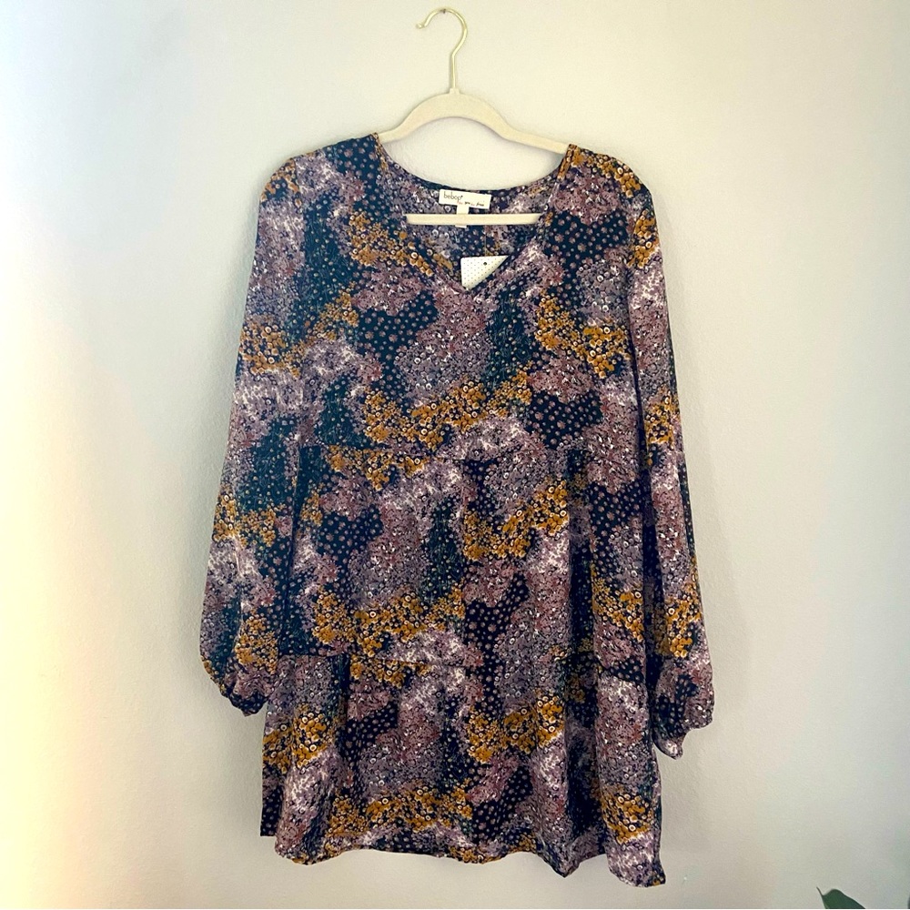 NWT Bohemian MIDI Dress Floral Print